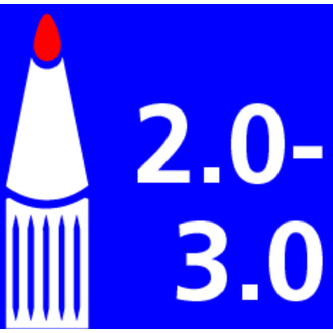 Acrylmarker STABILO Free Acrylic T300 karmijnrood