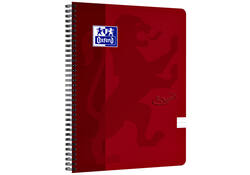 Spiraalblok Oxford Touch A4 lijn 140 pagina's 80gr rood