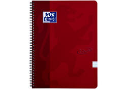 Spiraalblok Oxford Touch A4 lijn 140 pagina's 80gr rood