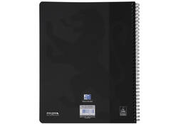 Spiraalblok Oxford Touch A4 ruit 5x5mm 140 pagina's 80gr zwart