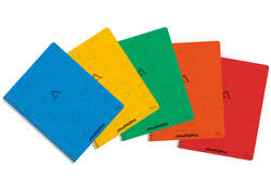 Schrift Aurora 210x165mm lijn 120 pagina's 80gr assorti