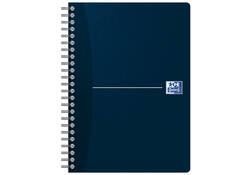 Spiraalblok Oxford Essentials A5 lijn 180 pagina's 80gr assorti
