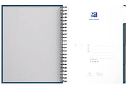 Collegeblok Oxford Office Essentials European book A4+ 4-gaats 120 vel assorti