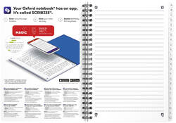 Indexboek Oxford Urban Mix A5 90vel alfabet lijn