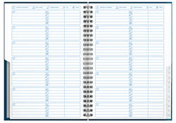 Adresboek Oxford Office Essentials A5 72vel dubbelspiraal assorti