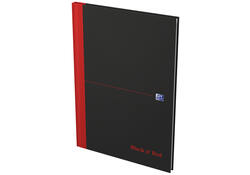 Notitieboek Oxford Black n' Red A4 96vel lijn