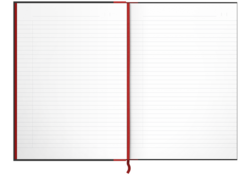 Notitieboek Oxford Black n' Red A4 96vel lijn