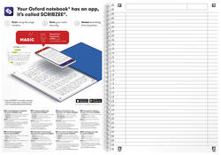 Spiraalblok Oxford MyColours A4 90vel lijn assorti