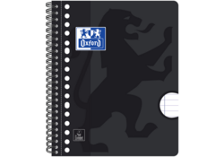 Collegeblok Oxford School A5+ lijn 17-gaats 160 pagina's 80gr assorti