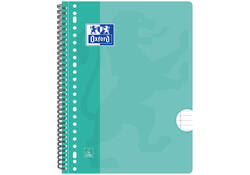 Collegeblok Oxford School A4+ lijn 23-gaats 160 pagina's 80gr assorti