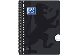 Collegeblok Oxford School A4+ lijn 23-gaats 160 pagina's 80gr assorti