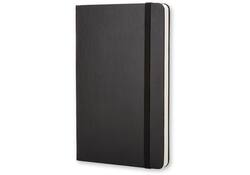Notitieboek Moleskine large 130x210mm blanco hard cover zwart