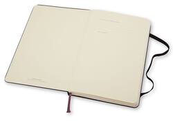 Notitieboek Moleskine large 130x210mm blanco hard cover zwart