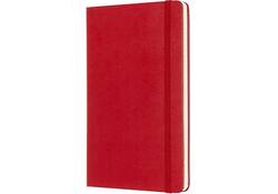 Notitieboek Moleskine large 130x210mm lijn hard cover rood