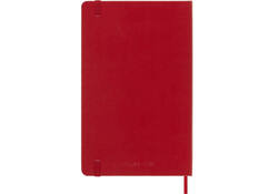 Notitieboek Moleskine large 130x210mm blanco hard cover rood