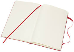 Notitieboek Moleskine large 130x210mm blanco hard cover rood