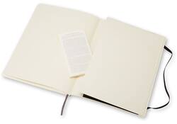 Notitieboek Moleskine XL 190x250mm blanco soft cover zwart