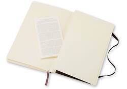 Notitieboek Moleskine large 130x210mm lijn soft cover zwart