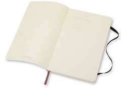 Notitieboek Moleskine large 130x210mm lijn soft cover zwart