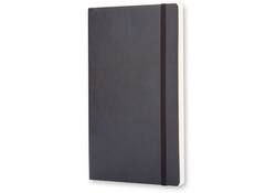 Notitieboek Moleskine large 130x210mm blanco soft cover zwart