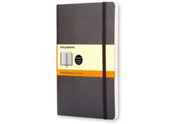 Notitieboek Moleskine pocket 90x140mm lijn soft cover zwart