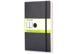Notitieboek Moleskine pocket 90x140mm blanco soft cover zwart