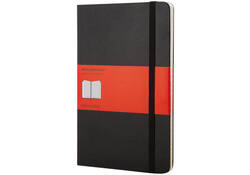 Adresboek Moleskine large 130x210mm hard cover lijn zwart