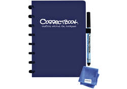 Notitieboek Correctbook A5 lijn 40blz midnight blue