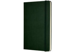 Notitieboek Moleskine large 130x210mm blanco hard cover myrtle green
