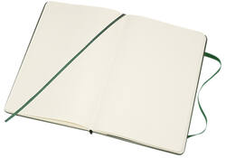 Notitieboek Moleskine large 130x210mm blanco hard cover myrtle green