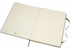 Notitieboek Moleskine XL 190x250mm lijn hard cover myrtle green
