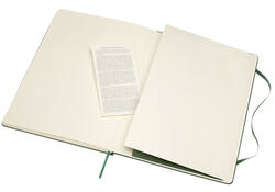 Notitieboek Moleskine XL 190x250mm lijn hard cover myrtle green