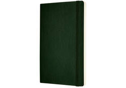 Notitieboek Moleskine large 130x210mm blanco soft cover myrtle green