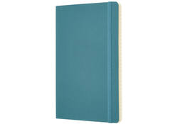 Notitieboek Moleskine large 130x210mm lijn soft cover reef blue