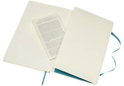Notitieboek Moleskine large 130x210mm lijn soft cover reef blue