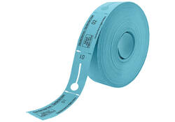 Garderobebonnen Combicraft nummering 2x 1 t/m 500 blauw