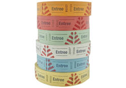 Entreebewijs Combicraft nummering 1-1000 wit