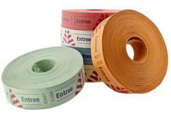 Entreebewijs Combicraft nummering 1-1000 wit