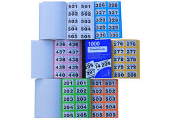 Nummerblok 1-1000 assorti