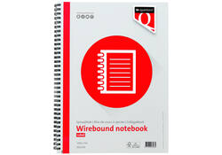 Spiraalblok Quantore A4 lijn spiraal 100vel 70gr