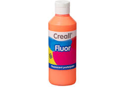 Plakkaatverf Creall fluor oranje 250ml