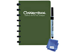 Notitieboek Correctbook A5 lijn 40blz forest green