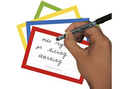 Flashcard Correctbook 75mmx110mm lijn assorti