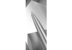 Balpen Parker Jotter XL Monochrome stainless steel medium blister à 1 stuk