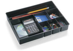 Bureaulade organizer Officemate 7vaks zwart
