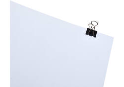 Papierklem MAUL 215 foldback 13mm capaciteit 4mm zwart