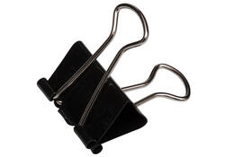 Papierklem MAUL 215 foldback 13mm capaciteit 4mm zwart