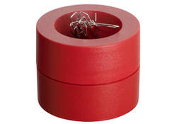 Papercliphouder MAUL Pro Ø73mmx60mm rood