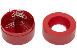 Papercliphouder MAUL Pro Ø73mmx60mm rood