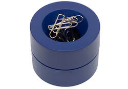Papercliphouder MAUL Pro Ø73mmx60mm blauw